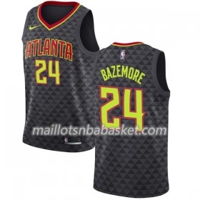 Maillot Homme Atlanta Hawks Kent Bazemore 24 Nike 2017-18 Noir Swingman